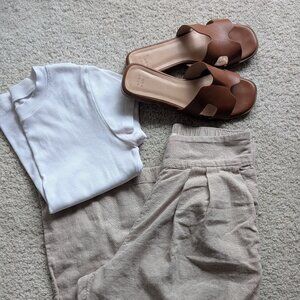 Madewell Ribbed Short-Sleeve Basic White T-Shirt, XS